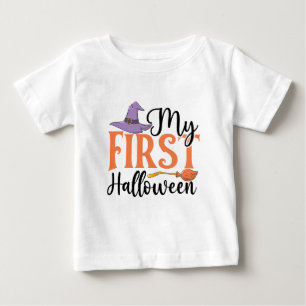初めてのハロウィーン ベビーTシャツ