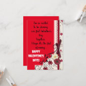 初めてのバレンタインデー カード (正面/裏面インサイチュ)