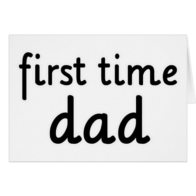 初めてのパパ (正面横)