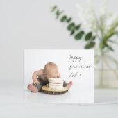 初めてのパパ |父の日 |フォトカード 案内ポストカード (スタンド正面)