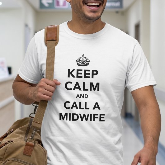 初めてのパパ 面白いKeep Calm 引用 Tシャツ