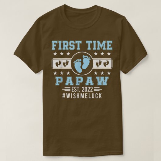 初めてのパポーEst Tシャツ (デザイン正面)