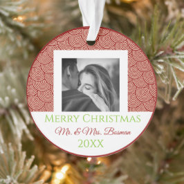 初めてのフォトオーナメントクカスタムリスマス オーナメント