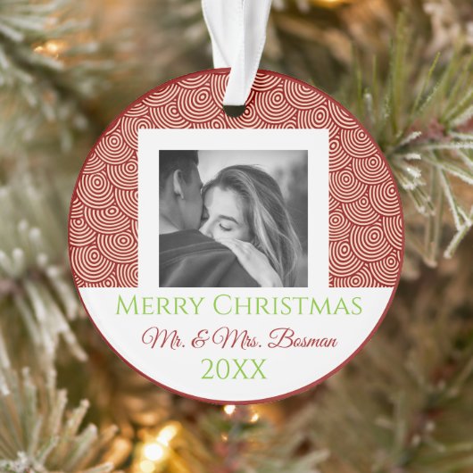 初めてのフォトオーナメントクカスタムリスマス オーナメント (ツリー)