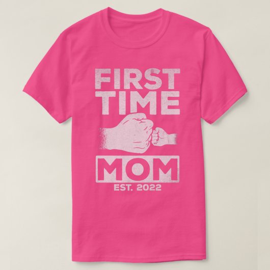 初めてのママのテスト Tシャツ (デザイン正面)