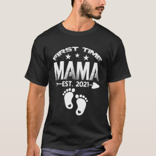初めてのママ2021新しいママベビー Tシャツ