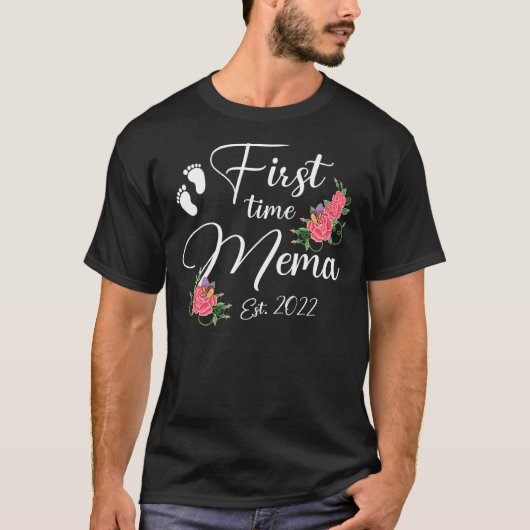 初めてのメマ2022母の日の花 Tシャツ (正面)