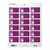 初めてのモダン家 ラベル (フルシート)