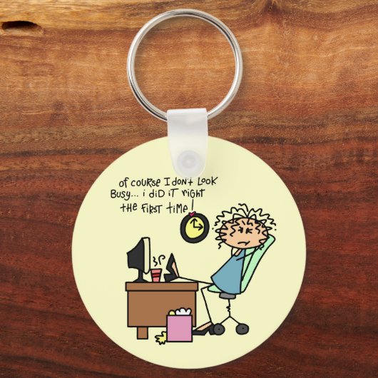 初めてのユーモアを正す キーホルダー (正面)