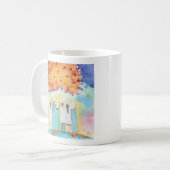 初めてのライナーのマグへの感謝 コーヒーマグカップ (正面左)