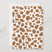 初めてのロデオカウボーイウェスタン1歳誕生日招待状 招待状 (裏面)