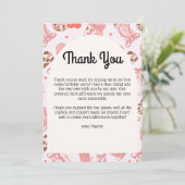 初めてのロデオガールズ感謝カード サンキューカード (スタンド正面)