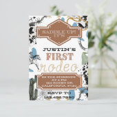 初めてのロデオデジタル招待状 招待状 (スタンド正面)