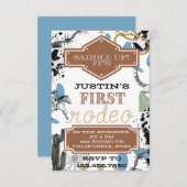 初めてのロデオデジタル招待状 招待状 (正面/裏面)