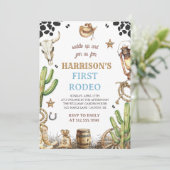 初めてのロデオ招待状 わが子の初めてのロデオ 招待状 (スタンド正面)