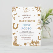 初めてのロデオ招待状 わが子の初めてのロデオ 招待状 (スタンド正面)