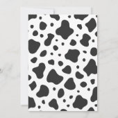 初めてのロデオ招待状 私の最初のロデオ招待状 招待状 (裏面)