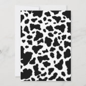 初めてのロデオ ウェスタンカウガール誕生日パーティー招待状 招待状 (裏面)