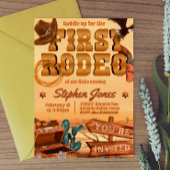 初めてのロデオ - コウボイの誕生日 招待状