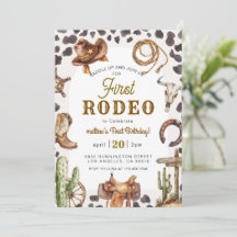 初めてのロデオ ワイルドウェストカウボーイ誕生日
