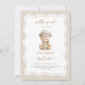 初めてのロデオ 招待状 (正面)