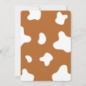 初めてのロデオ 招待状 (裏面)