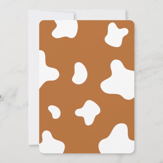 初めてのロデオ 招待状 (裏面)