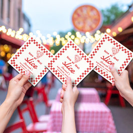 初めての一口で恋に落ちる ラストスライス ピザ バチェロレッテ スタンダードカクテルナプキン