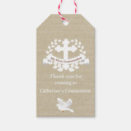 初めての交来交ラベルに感謝 ギフトタグ