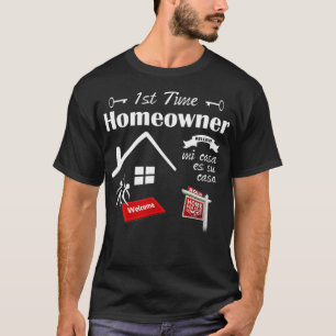 初めての住宅所有者バイヤーが初めてのホームTを購入 Tシャツ