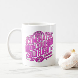 初めての単独飛行おめでとう マグカップ