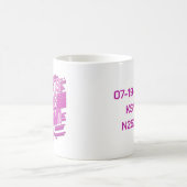 初めての単独飛行おめでとう マグカップ (中央)