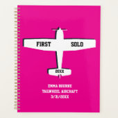 初めての単独飛行 簡単な飛行機, 個人写真 プランナー手帳 (正面)