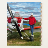 初めての単独飛行 簡単な飛行機, 個人写真 プランナー手帳 (裏面)