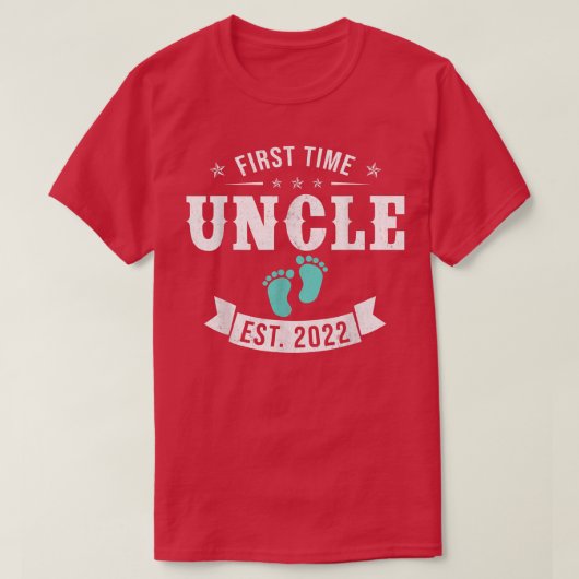 初めての叔父のエスト Tシャツ (デザイン正面)