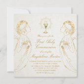 初めての天使を崇拝する聖餐会 招待状 (正面)