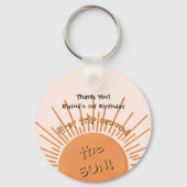 初めての太陽の周りを一周する 1歳の誕生日キーチェーン キーホルダー (正面)