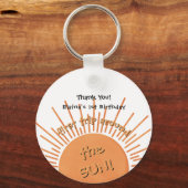 初めての太陽の周りを一周する 1歳の誕生日キーチェーン キーホルダー (正面)