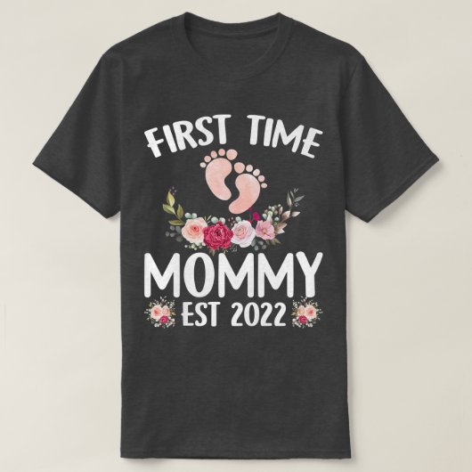 初めての女性ママEST Tシャツ (デザイン正面)