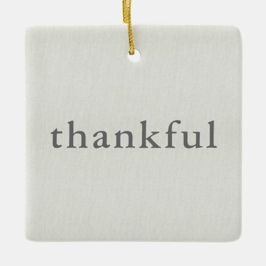 初めての家に感謝する セラミックオーナメント (正面)