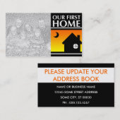 初めての家モダン(日の入り 名刺 (正面/裏面)