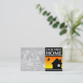 初めての家モダン(日の入り 名刺 (スタンド正面)