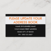 初めての家モダン(日の入り 名刺 (裏面)