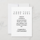 初めての家(モダン日没) 招待状 (裏面)