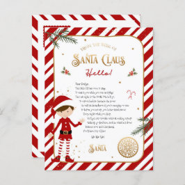 初めての小妖精や小人到着ウェルカムポストカード ポストカード