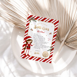 初めての小妖精や小人到着ウェルカムレター招待状 招待状