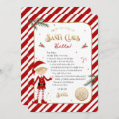 初めての小妖精や小人到着ウェルカムレター (正面/裏面)