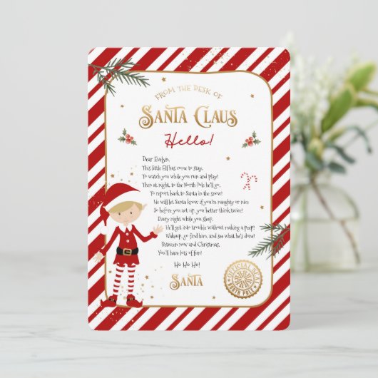 初めての小妖精や小人到着ウェルカムレター (スタンド正面)