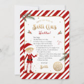 初めての小妖精や小人到着ウェルカムレター (正面)