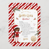 初めての小妖精や小人到着ウェルカムレター (正面/裏面)